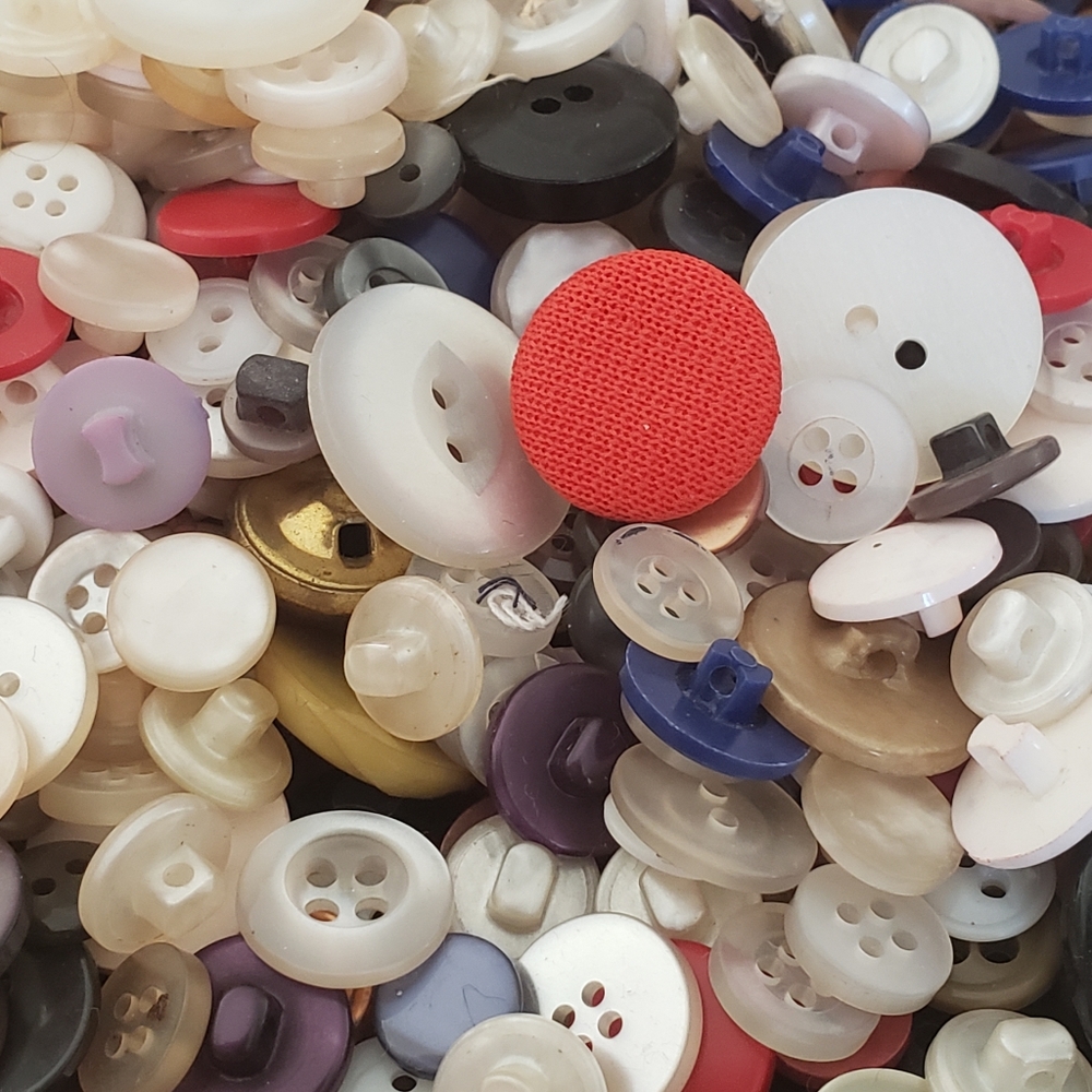 Large Lot of Vintage Buttons